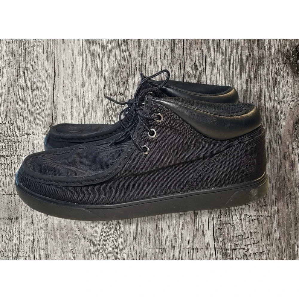 Timberland Groveton Mount Chukka Black Men's Shoes SIZE 11 6513B